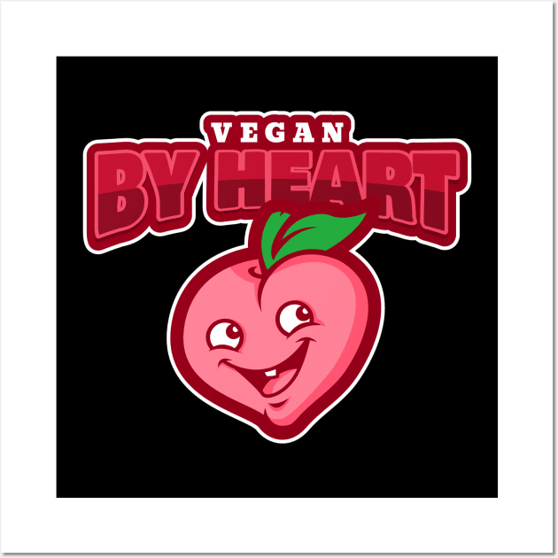 Vegan By Heart Wall Art by poc98